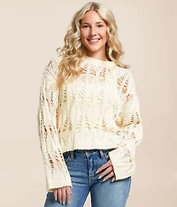 Diamond Cropped Sweater
