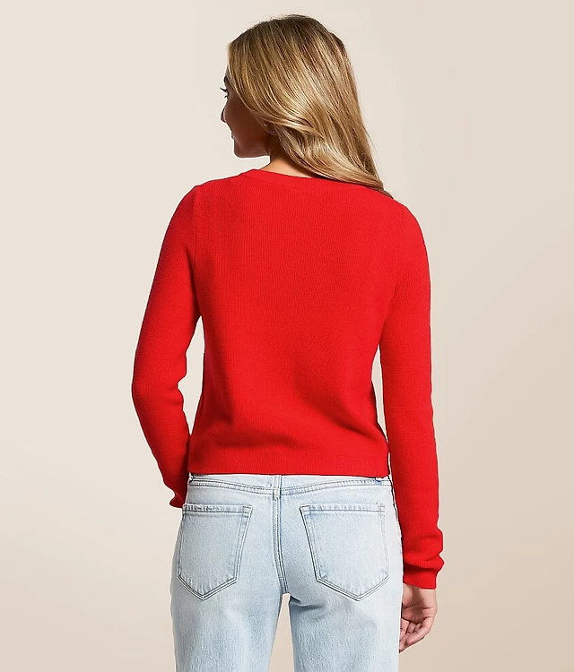 Willow & Root Ribbed Cardigan Sweater