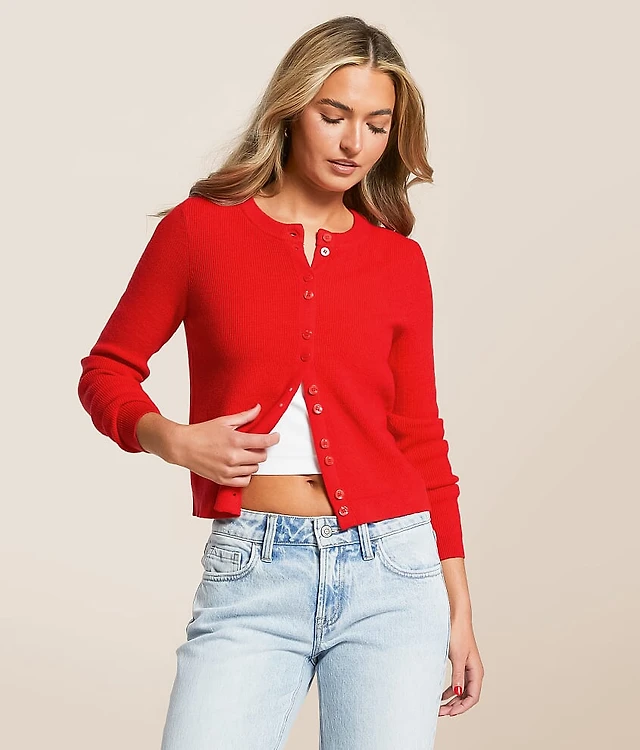 Willow & Root Ribbed Cardigan Sweater