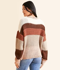 Striped Knit Sweater