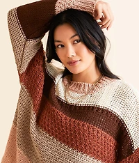 Striped Knit Sweater