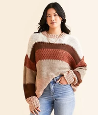 Striped Knit Sweater
