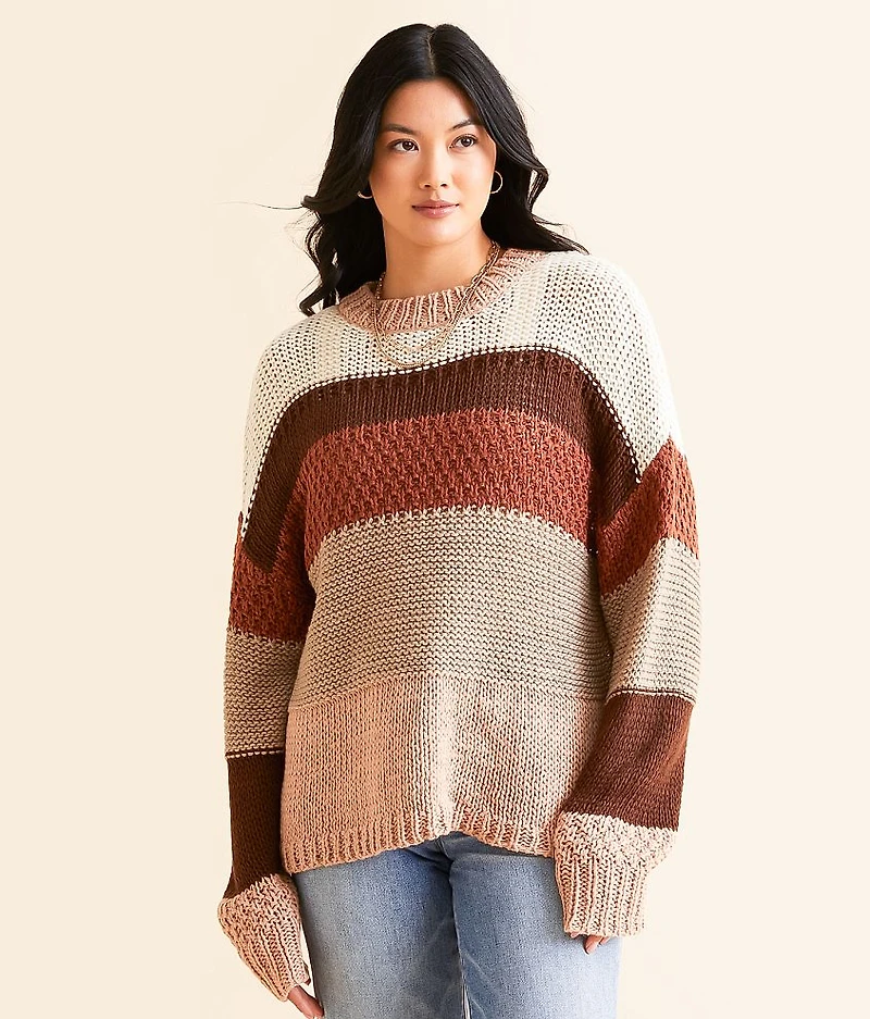 Striped Knit Sweater