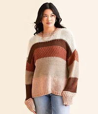 Striped Knit Sweater