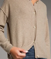 Heathered Cardigan Sweater