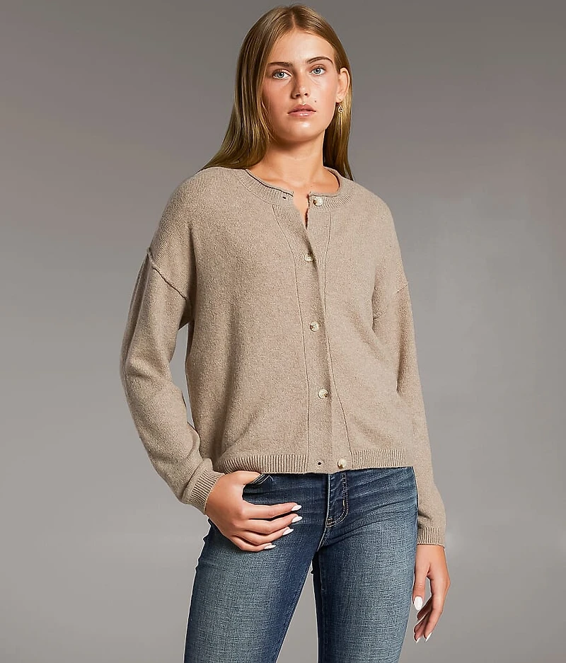 Heathered Cardigan Sweater
