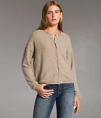 Heathered Cardigan Sweater