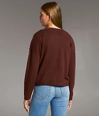 Prep Edit - Heathered Cardigan Sweater