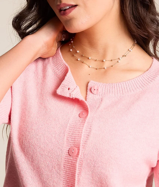 Willow & Root Marled Cardigan Sweater
