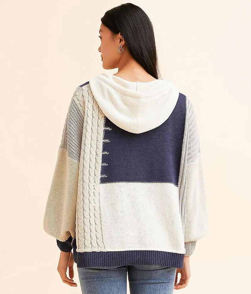 Chenille Hooded Sweater