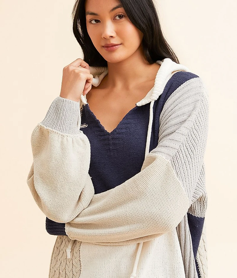 Chenille Hooded Sweater