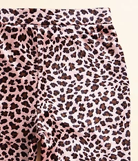 Girls - Velvet Animal Print Legging