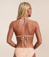 Floral Reversible Swim Top