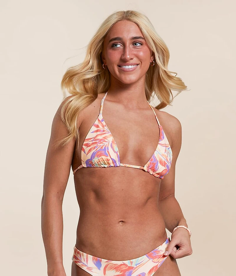 Floral Reversible Swim Top
