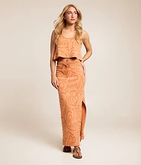 Embers Cropped Tank Top