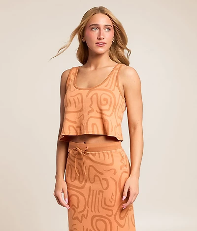 Embers Cropped Tank Top