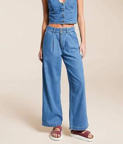 Billabong Wave Washed Wide Leg Jean