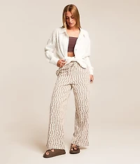 Vivid Wave Wide Leg Pant