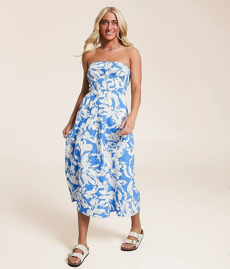The Sky Strapless Maxi Dress