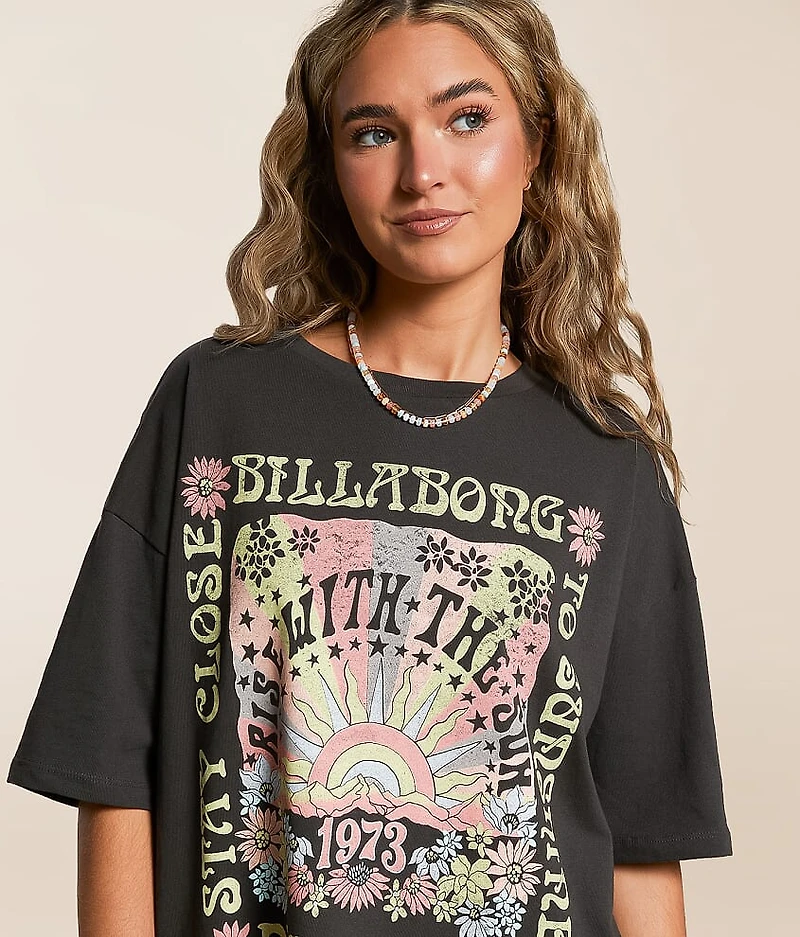 Groovy Sunrise Oversized T-Shirt