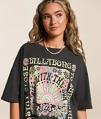 Groovy Sunrise Oversized T-Shirt