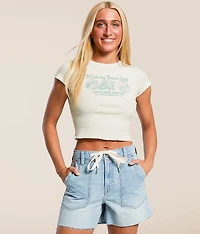 Beach Club Cropped Baby T-Shirt