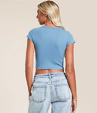 Warm Sun Rays Cropped T-Shirt