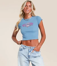 Warm Sun Rays Cropped T-Shirt