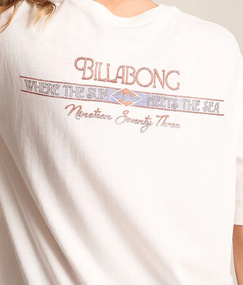 Sun Meets Sea Oversized T-Shirt