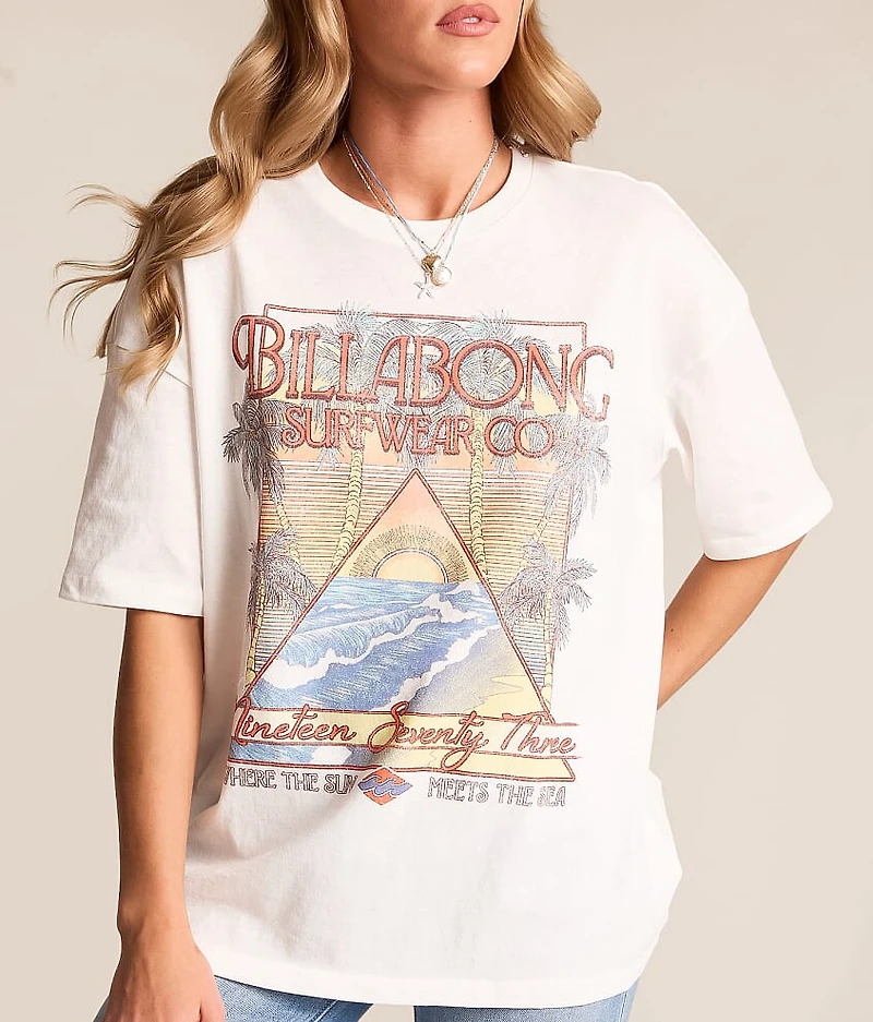 Sun Meets Sea Oversized T-Shirt