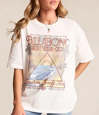 Sun Meets Sea Oversized T-Shirt