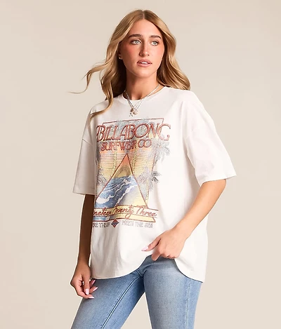 Sun Meets Sea Oversized T-Shirt