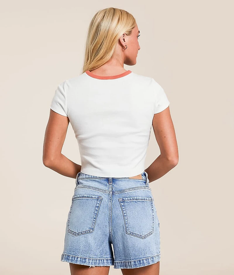 Electric Feeling Cropped T-Shirt