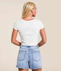 Electric Feeling Cropped T-Shirt