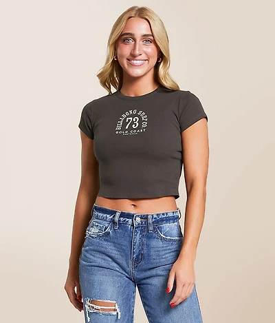 Walking Slow Sun Goddess Cropped T-Shirt