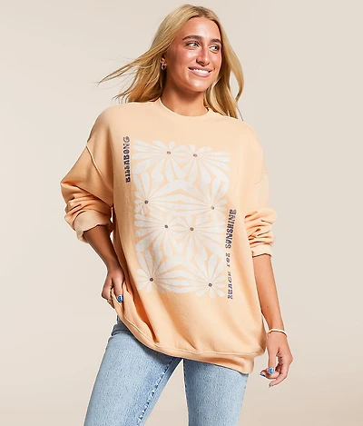 Ride Floral Oversized Pullover