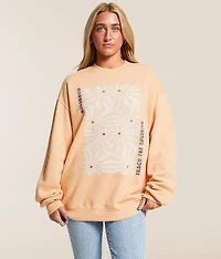 Ride Floral Oversized Pullover