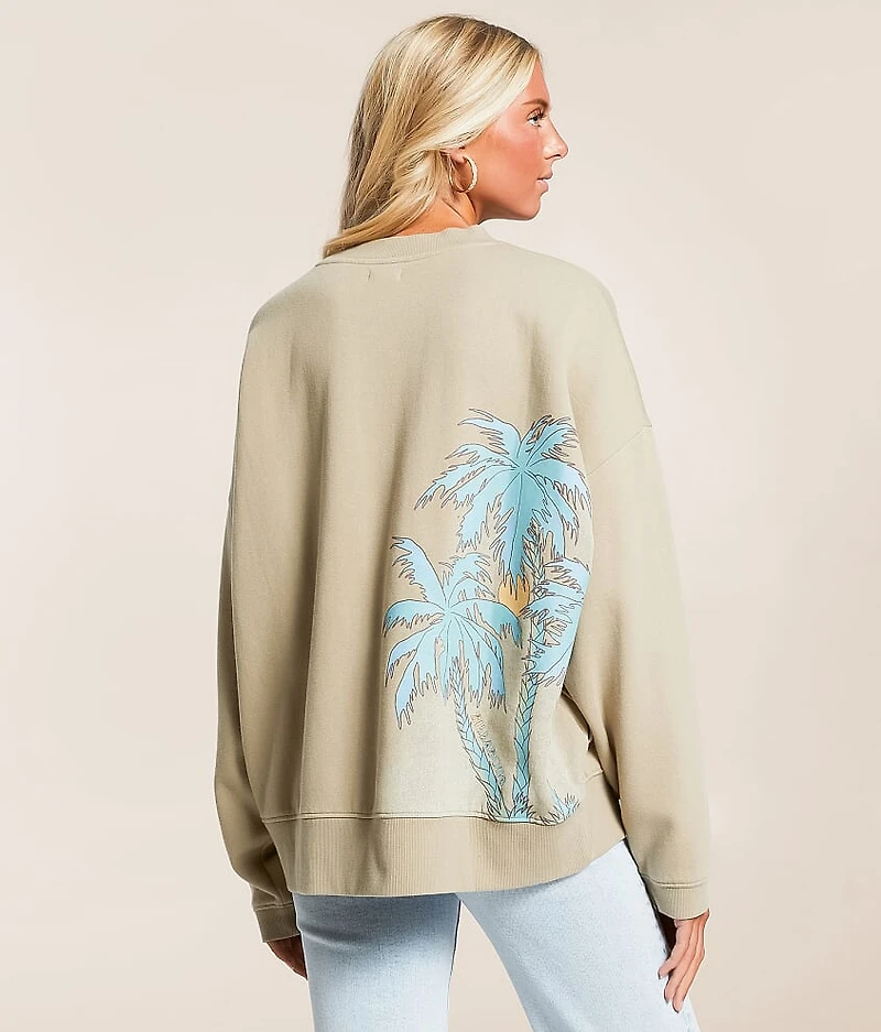 Palm Life Oversized Pullover
