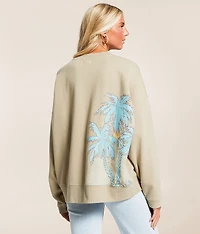 Palm Life Oversized Pullover