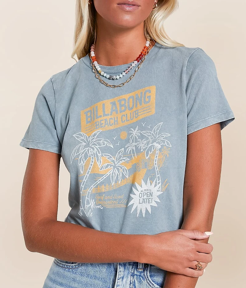 Open Late Cropped T-Shirt