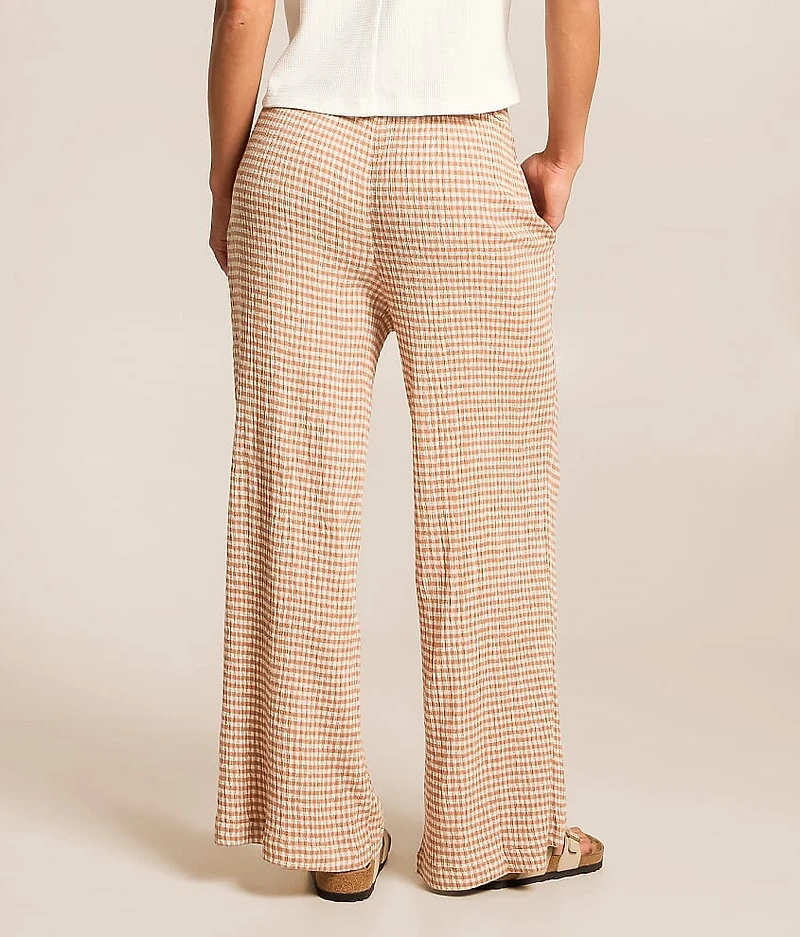 Gingham Wanderer Wide Leg Pant