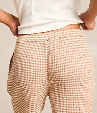 Gingham Wanderer Wide Leg Pant