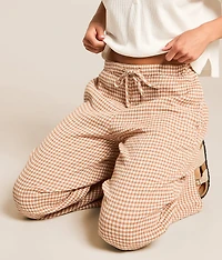 Gingham Wanderer Wide Leg Pant