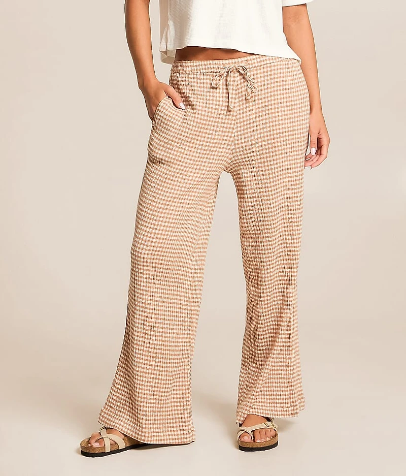 Gingham Wanderer Wide Leg Pant