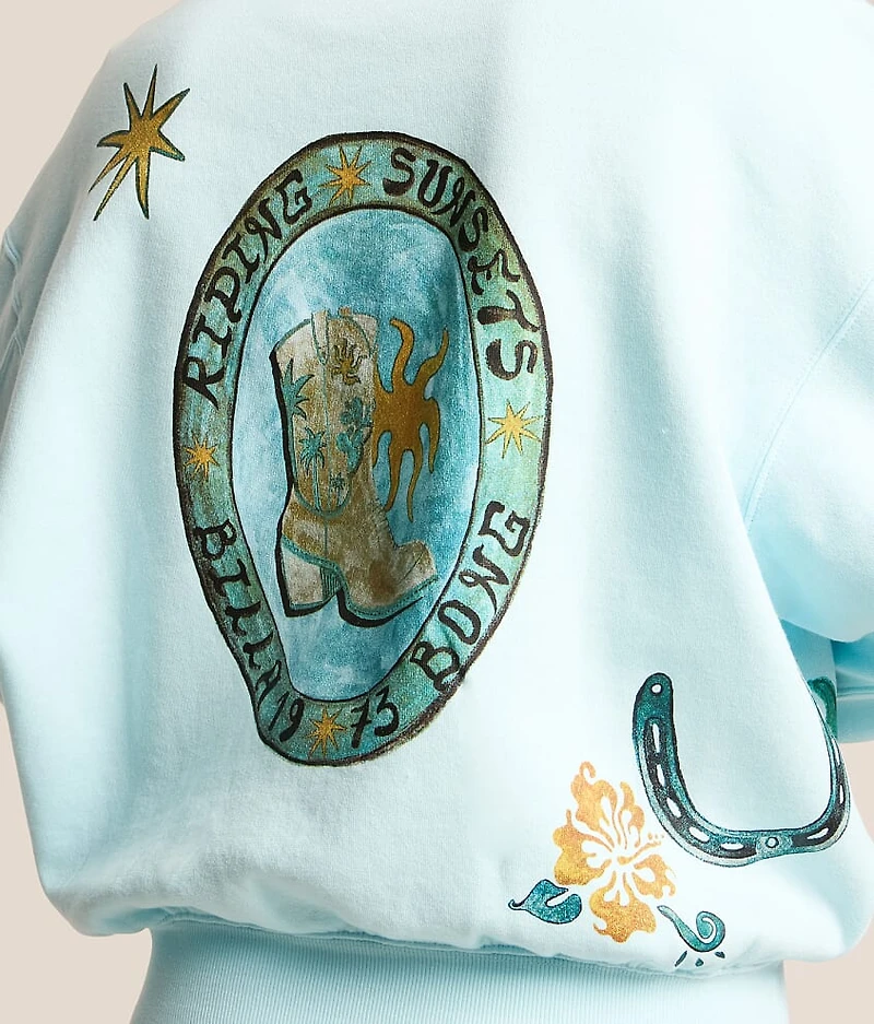 Sunset Rider Oversized Pullover