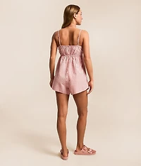 Star Glow Striped Romper