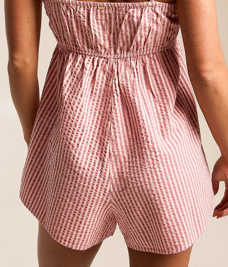 Star Glow Striped Romper