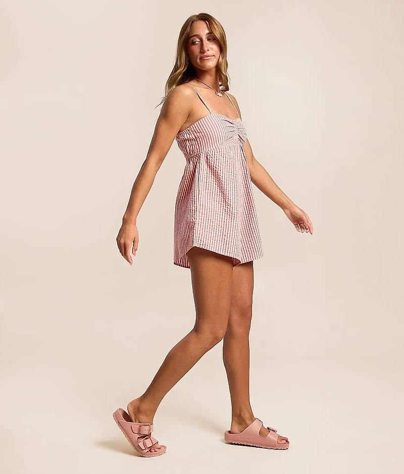 Star Glow Striped Romper