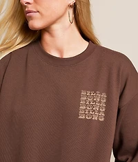 Light The Way Oversized Pullover