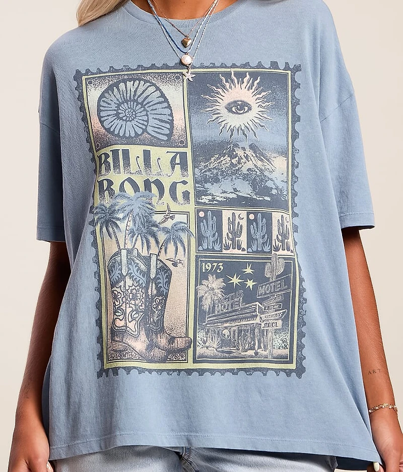 Riding Over Oversized T-Shirt